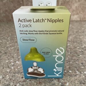 Kiinde Active Latch Nipples 2 Pack - slow flow